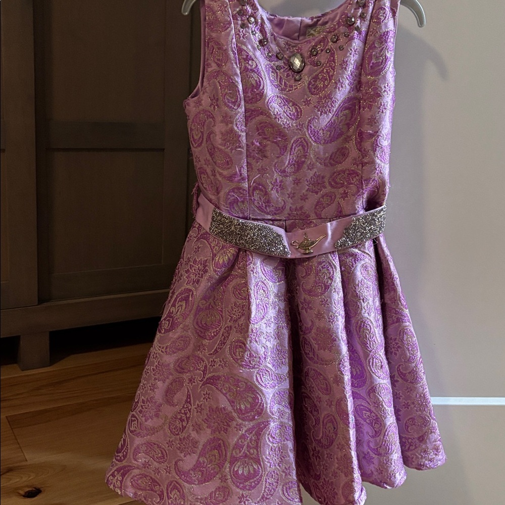 Disney streetwear Jasmine Paisley Dress with Embellished Belt